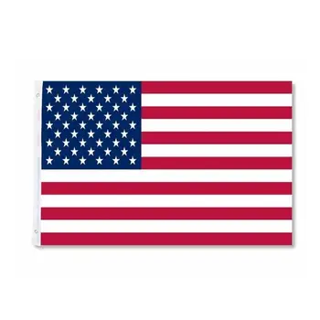 USA 150x90cm flag Høj Kvalitet, Dobbelt Sidet Trykte Amerikanske Flag Tyller Polyester A5R4