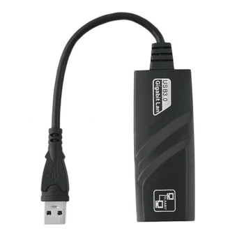 USB 3.0-Netværk Adapter RJ45 10/100/1000 Mbps Ethernet LAN Netværkskort Til Bærbare Desktop-TV-Boksen RJ45-USB-Stik