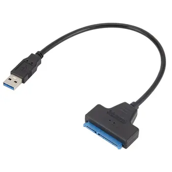 USB 3.0 SATA-3 Kabel Sata til USB Adapter Op til 6 Gbps Støtte 2,5 Inches Ekstern SSD HDD Harddisk Konverter Kabel-20CM Længde