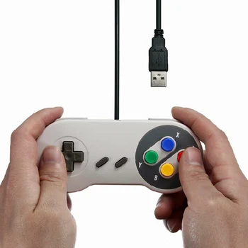 USB-Controller Gaming Joystick, Gamepad Controller til Nintendo SNES Spil pad til Windows PC Til MAC Computer Kontrol Joysticket