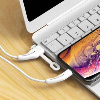 USB-Kabel Saver Protector til iphone Øretelefoner Lightning Oplader Ledning Beskyttelse-Dæksel USB-Opladning Data Kabel Winder Organizer