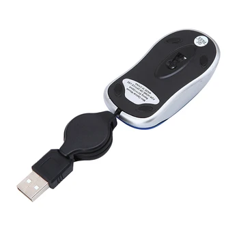 USB-Kabelforbundne Mus Kreative 100 DPI Udtrækkeligt USB-Kabel Ergonomi Gratis Kørsel Kontor Gaming Mouse For Windows 98, 2000 XP Vista