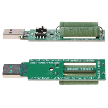 USB-Modstand Elektronisk Belastning w/kontakt Justerbar 3 Nuværende 5V Modstand Tester