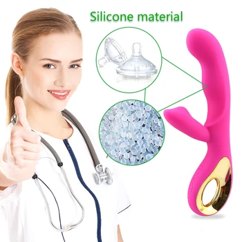 USB-Opladning, 10 Speed G Spot Vibrator Dildo Sex toy Vibrator til Vaginal Klitoris Massager Kvindelige Masturbator Sex Legetøj til Kvinder