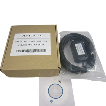 USB-SC09-FX Til Mitsubishi PLC Programmering-Kabel USB/RS422 Download kabel-Kommunikation FX2N/FX1N/FX0/FX0N/FX0S/FX1S/FX3U