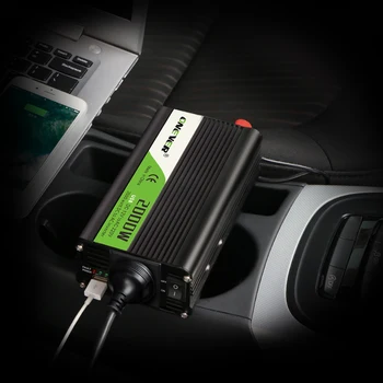 USB-opladning 2000W Watt 12V DC til AC 220V Bærbare Bil Power Inverter Oplader Converter-Adapter DC 12 til AC 220 Modificeret sinusbølge