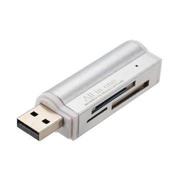 USB2.0 Mini-Bærbare, Alt I En Kortlæser Til SD/SD/TF/MS Duo/Micro MS(M2)/Ms Pro Duo USB 2.0 USB-Kort Læsere Til PC