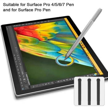 Udskiftning Refill Høj Følsomhed Pen Følsomme Fine Gummi Spids Overflade Pen Tips til Surface Pro 4/5/6/7 Pen