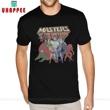 Udskrivning af Masters Of The Universe Han-Mand, Tee Shirts til Mænd Plus Size kortærmede Tunge Bomuld Sort Besætning Shirt