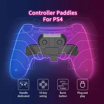 Udvidet Gamepad Tilbage-Knappen Vedhæftet fil Joysticket Bag Knappen Med Turbo Key Adapter Til PS4 Spil Controller Tilbehør