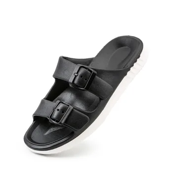 Unisex indendørs sandaler, non-slip skum tøfler til hjem eller hotel, sommer flip-flops