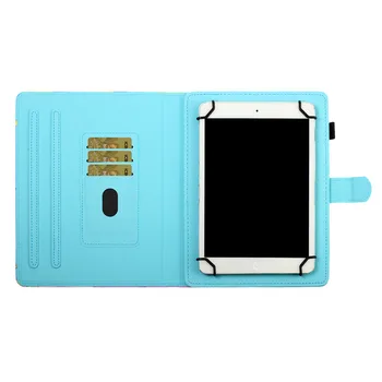 Universal 7 tommer Tablet taske til Samsung Galaxy Tab En 6 7.0 Butterfly Læder Cover Til Huawei Mediapad T3 7 Lenovo Fanen M7 Sag