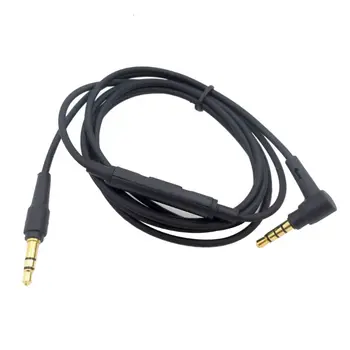Universal Hovedtelefon Kabel-Metal Stik Audio Line Wire Erstatning for ATH-Ar5bt/MSR7/5PRO/AR3BT/ATH-msr7nc Hovedtelefoner