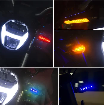 Universal Motorcykel LED Fleksibel blinklyset TIL yamaha yzf r125 honda dio af35 BMW r1150r honda varadero 125 cb650f moto
