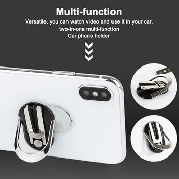 Universal Mp Mobiltelefonholder Bil Luftskrue Greb Mount Stå Rotation Finger Ring-Holderen Til IPhone, Xiaomi