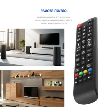 Universal Smart Trådløs Fjernbetjening TV-Controller Erstatning for LCD-LED Smart-TV, Satellit-TV Skærme til Samsung TV IR