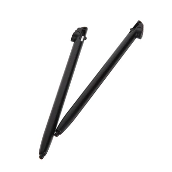 Universal Stylus Pen 2 X Sort Plast Touch Screen Stylus Pen til Nintendo 3DS N3DS XL LL Ny