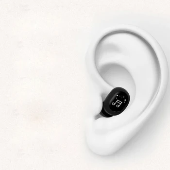 Usynlige Tur Trådløse Hovedtelefoner støjreducerende Bluetooth-Hovedtelefon, Håndfri Stereo Headset TWS Øretelefoner Med Mikrofon