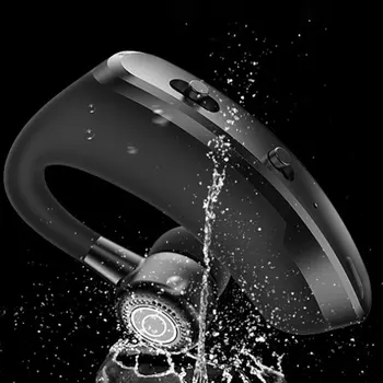 V9 Hængende øre Bluetooth-kompatible hovedtelefoner Stereo Håndfri trådløse headset Forretning headset Kørsel Opkald Sport hovedtelefoner