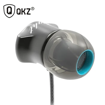 VAORLO Oprindelige QKZ DM7 Special Edition Forgyldt Boliger Hovedtelefoner Støj Isolering HD HiFi 3,5 mm Stereo Headset Med Mic til Opkald
