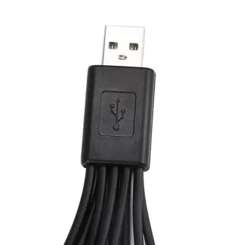 VARMT! 23cm Nyttige Sort 10-I-1 USB 2.0-Version Multi Oplader Mobiltelefon, Kabel-Universal-A han Til Multi Plug Oplader Kabel