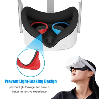 VR Briller Linse Beskytter Anti-ridse Ring Forebyggelse af Lys, der Siver ud Fra VR Headset Linse For Øjet Quest 2 / Quest / S Rift