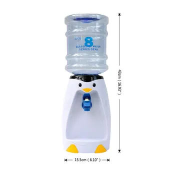 Vand Dispenser Penguin Form Mini Drinks Dispenser med vandtank, og Tryk på for at Hjemmet Møder Skolens Kontor Ingen Varme