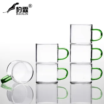 Vand Japansk Stil Mini Te Kopper, Glas, Grøn Lille Vintage Kinesiske 110ml Hjem Have Kubek Gøre Herbaty Retro Teaware EA60CB