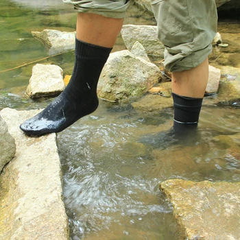 Vandtæt og åndbar sokker til mænd og kvinder, vandreture, jagt, vandreture, skiløb, fiskeri problemfri udendørs sport vandtætte sokker