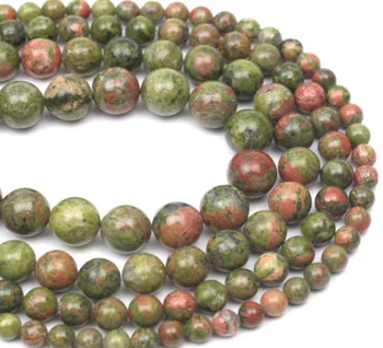 Vare Løse Perler Naturlig Gemstone Glatte Runde til smykkefremstilling