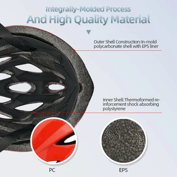 Vej Cykel Hjelm Lette Vægt Slanke Design 220g Cykling Hjelme til Voksne Mænd Kvinder Perfekt Ventilation Aerodynamiske Tilbehør