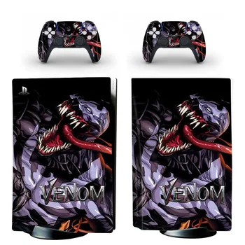Venom PS5 Disc Edition Hud Decal Sticker Cover til PlayStation 5 Konsol & Controller PS5 Disk Skin Sticker Vinyl