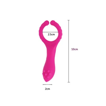 Vibrator Silikone G-spot Stimulere Dildo Vibratorer Nippel Klip Onanere, Voksen Sex Legetøj Til Kvinder, Mænd, Par
