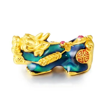 Vietnam Shakin Golden Misfarve med Temperatur Lucky Charms Pixiu Spacer Perler, Smykker at Gøre DIY Armbånd Halskæde Tilbehør