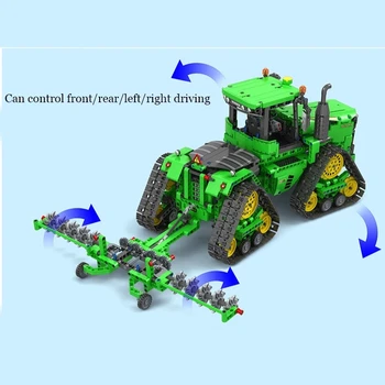 Vinder City High-Tech Rc Caterpillar Track Traktor Engineering Gravemaskiner, Maskiner Lastbil Model Building Block-Legetøj Til Børn