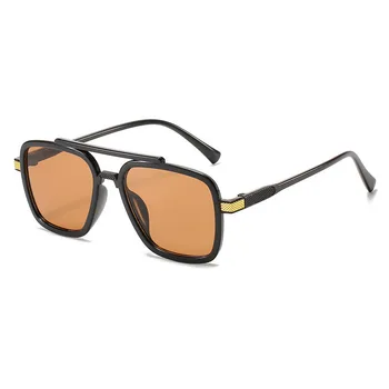 Vintage Mænd Square Solbriller Kvinder Brand Designer Mode solbriller Nuancer UV400-Brillerne på, Oculos De Sol