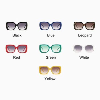 Vintage Overdimensionerede Square Solbriller Kvinder Brand Designer Luksus Retro Sort Ramme Sol Briller Kvindelige UV400 Nuancer Oculos