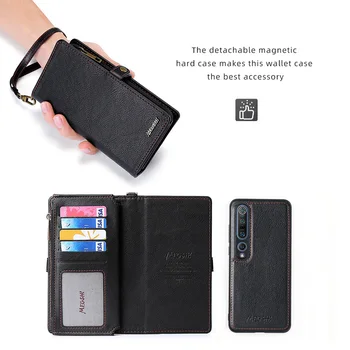 Wallet Læder Telefon Tilfældet For XiaoMi 10 10Pro 5G RedMi 8 9 Note8 Note9 Note8Pro Note9Pro Note10 Note10Pro