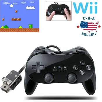 Wii Håndtag PRO Classic Game Controller Med Greb 2nd Generation Remote Joy-pad Game Pad For Klassiske Wii