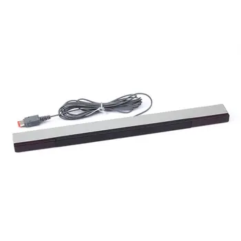 Wired Motion Sensor Modtager fjervildt, Fjernbetjening Infrarød Ray IR-Induktor Bar for Nintendo Wii BSIDE