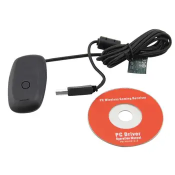 Wireless Gamepad til PC Adapter Gaming Controller USB-Modtager Trådløse Controllere til Microsoft Xbox 360-Konsol med CD