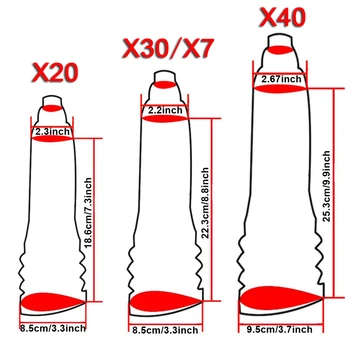X20 X30 X40 Penis Pump-Penis Udvidelsen Cock Forstørre Vand Penis Extender-Vacuum Pumpe Til Mænd Pik Erektion Sexlegetøj Til Bøsser