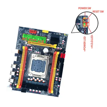 X79 Chip LGA2011 Bundkort ATX USB2.0 PCI-E NVME M. 2 SSD Støtte REG ECC-Hukommelse og Xeon E5-Processor Computer Dele