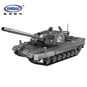 XINGBAO 06031 06032 06033 Militære Serie Leopard 2a6 Tank T-14 Tank Model byggesten Mursten Dreng Legetøj Pædagogiske Gaver