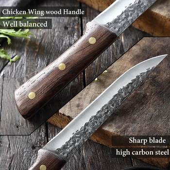 XITUO High Carbon Stainless Steel Udbening Kniv Cleaver Køkken fiskeknive Kok Filet Kniv Wenge Håndtere Madlavning værktøjer