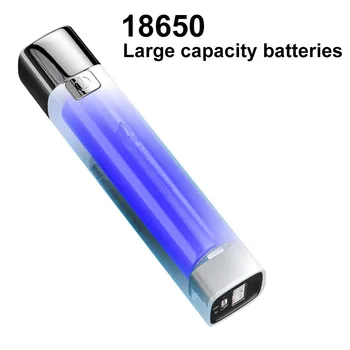 XIWANGFIRE Q5 LED Super Lyse Lille Lommelygte USB-Genopladelige ABS Indbygget 18650 Batteri 3 Belysning Tilstande Lommelygte Lettere