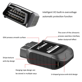 XTUNER E3 Wifi Fuld Auto Bil Diagnostisk Værktøj OBD2 Diag/Exp/Main Service Batteri DPF Nulstille Bedre end Vpecker Bil Scanner