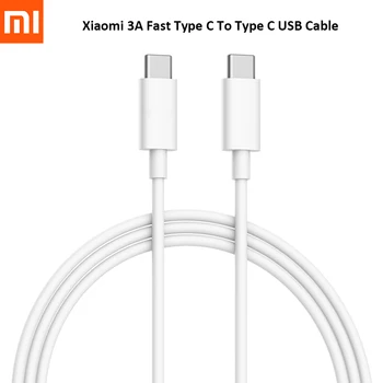 Xiaomi Oprindelige Type C Type C 3A Kabel-PD Hurtigt Oplade Dual Type-C-Linjen For Mi 10T 10U 10 Pro Xiaomi Pro Bærbare Redmibook