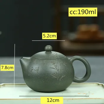 Yixing te pot lilla ler Xi shi tekande Kinesiske håndlavet kedel Rå malm Zisha Teaware Autentisk 188 bolden hul filter 190ml