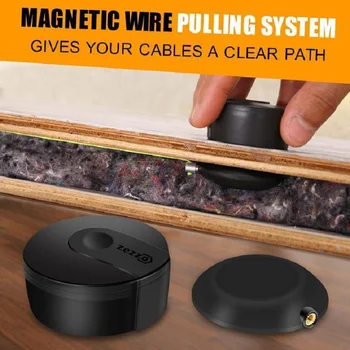 Zezzo Wiremag Aftrækker Magnetisk Snap Wire Guider Praktisk Wire Kabel, Der Kører Aftrækker Enhed, Der Er Nem At Bruge, Hånd Værktøj